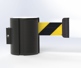 Wandgurtkassette -BELTRAC WALL XL V21-, aus Aluminium, Gurtlänge 7 m